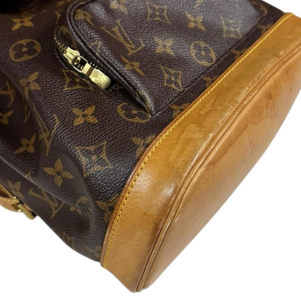 LOUIS VUITTON Authentic Brown Monogram Canvas Backpack - Picture 10 of 16